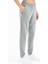 Gri Melanj Logo Nakış Detaylı Yan Cepli Standart Kalıp Erkek Eşofman Alt - 84967 13