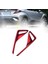 2pcs Kırmızı Araba Arka Sis Far Trim Tail Lamba Çerçeve Toyota Chr C-Hr 2017 2018 2019 2020 2021 (Yurt Dışından) 3