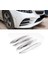 4pcs Araba Krom Ön Tampon Spoiler Sis Lambası Izgara Trim Kapak Mercedes-Benz C-Sınıf C200 C260 W205 2019+ (Yurt Dışından) 2