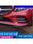 4pcs Araba Krom Ön Tampon Spoiler Sis Lambası Izgara Trim Kapak Mercedes-Benz C-Sınıf C200 C260 W205 2019+ (Yurt Dışından) 3