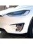 Araba Ön Tampon Ayırıcı Spoiler Kapaklar Tesla Model x 2015-2020 Karbon Fiber Abs Için Trim Sis Farları Kaş Rüzgar Bıçağı (Yurt Dışından) 4