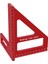 Carpenter Square Alüminyum Çevrelik Üçlü Cetvel Hassas Delik Scribriber Ahşap Işleme Kare Prestor 45/90 Düzenli Kırmızı (Yurt Dışından) 1