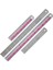 12+6 Inç Metal Cetvel Set-Düz Kenar Cetvelinin Hem Emperyal Hem De Metrik Ölçümleri Var, Dıy Projeleri Için Mükemmel, Kırmızı (Yurt Dışından) 1