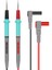 Multimetre Testi Silikon Çizgi 1000V 20A Needle Tip Prob Test Multimetre Kablosu (Yurt Dışından) 1