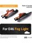1 Çift Sis Lambası Sol Sağ Sis Farları Sürüş Lambaları Kapak For-Bmw 3 Serisi E46 4 Kapı 1999 2000 2001 LED Araba Günü Işığı (Yurt Dışından) 4