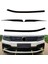 Araba Parlak Siyah Ön Merkez Izgara Izgara Kalıp Şeritleri Vw Tiguan Rline 2017-2021 Için Sis Işık Kapağı Döşeme (Yurt Dışından) 4