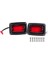 Golf Sepeti LED Kuyruk Işık Arka Fren Işığı Reflektör Tay Lamits 1017035 Clubcar Ds 1982+ (Yurt Dışından) 1