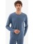 Erkek Pijama Takımı 40784 - Mavi 1
