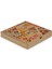 Baskılı Esmer Pizza Kutusu 24X24X4 cm 2