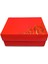 Kırmızı Renk Parlak Selefonlu Krome Karton Hediye Kutusu 1