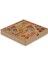 Baskılı Esmer Pizza Kutusu 30X30X4 cm 2