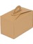 Yarım Baton Kraft Saplı Turta Kutusu 9X16X10 cm 1