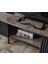 Boston Serisi Tv Ünitesi Siyah Metal Gri Ahşap 5
