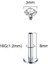 Zirkon Taşlı Cerrahi Çelik Labret Dudak Pıercıng /kulak Piercing-Taş Çapı 3 mm/Bar Boy 10mm- 1 Adet 4