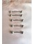 %100 316 L Cerrahi Çelik Dil Piercingi -Top Çapı 6mm-Bar uzunluğu 18mm /1 Adet 5