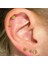 Cerrahi Çelik Bar Içinden Vidalı Labret Piercing-Dudak-Helix, Tragus, Bar Uzunluğu 8mm-1 Adet 4