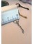 %100 316 L Cerrahi Çelik Zincirli Spayk Uçlu Halka Piercing - Halka Çapı 10 mm - 1 Adet 4