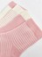 Lcw Baby Pembe Çizgili Kız Bebek Soket Çorap 4'lü 3