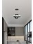Cıclo ( Siyah Kasa, Beyaz Işık ) Ledli Modern Sarkıt LED Avize, Salon, Mutfak, Oturma Odası 2