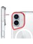 Apple iPhone 17 Kılıf M-Safe Şarj Özellikli T-Max M-Safe Kapak - Şeffaf 5