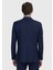 Lacivert Düz Zeroweight Slim Fit %100 Yün Ceket 5