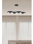 Catena ( Siyah Kasa, 4000K Işık Rengi ) Ledli Modern LED Sarkıt Avize, Salon, Mutfak, Oturma Odası 2