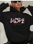 Hope Yazı Baskılı Içi Polarlı Kapüşonlu Sweatshirt 1