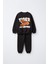 Erkek Çocuk Pamuklu Siyah Kaplan Baskılı Sweatshirt ve Eşofman Alt Takım 1