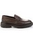 Kahve Hakiki Deri Erkek Loafer Ayakkabı E01054200440 1