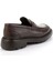 Kahve Hakiki Deri Erkek Loafer Ayakkabı E01054200440 3