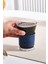 Leather Cool Touch Latte Bardağı 210 ml Lacivert 10