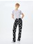 Pamuklu Kalpli Köpek Grafik Baskılı Pijama Takımı 7