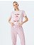 Çilek Baskılı Kısa Kollu Pamuklu Pijama Takımı 6