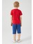 Buildings Kırmızı Erkek Çocuk Kapri Takım 6