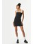 Mini Kalem Elbise Renk Kontrastlı Askılı Slim Fit 6