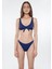 Kadın Dokulu Lacivert Bikini Üstü 1910490-30717 8