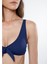 Kadın Dokulu Lacivert Bikini Üstü 1910490-30717 10