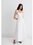 Askılı Beyaz Uzun Elbise 1310479-620 20