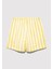 Regular Çizgili Sarı Erkek Çocuk Şort M6410012-89179 5