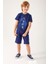 Color Painting Lacivert Erkek Çocuk Bermuda Takım 7