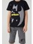 Bat Wings Siyah Erkek Çocuk Kapri Takım 5