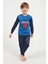 Spider Man The Amazing Cobalt Mavi Erkek Çocuk Uzun Kol Pijama Takım 6