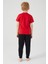 The Flying Hero Kırmızı Erkek Çocuk Kısa Kol Pijama Takım 6