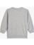 Slogan Baskılı Sweatshirt Bisiklet Yaka 4