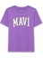Mavi Logo Baskılı Mor Tişört 6610030-70606 5