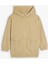 Oversize Kapşonlu Fermuarlı Sweatshirt Cepli Uzun Kollu Pamuklu Şardonlu 4