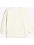 Hayvan Baskılı Sweatshirt Bisiklet Yaka Boxy Pamuk Karışımlı 4