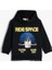 Kapşonlu Sweatshirt Şardonlu Uzay Temalı Baskılı 4