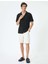 Kumaş Şort Bermuda Slim Fit Düğmeli Cepli Katlı Paça - Koton - 4SAM40064HW - Beyaz - 40 7