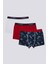 Stripe Detail Lacivert Erkek Çocuk 3'lü Boxer 6